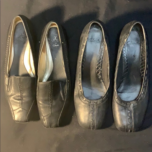 2 for 1 Clark shoes ideal for nights out - Picture 1 of 2